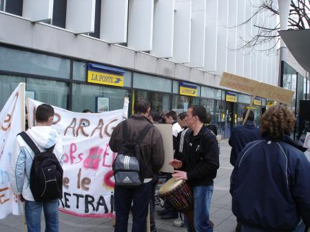 Lycée F.Arago Profs & Eleves Manifestation